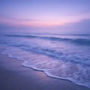 Ocean waves receding reflecting how Pisces season reminds us how to close a cycle with integrity